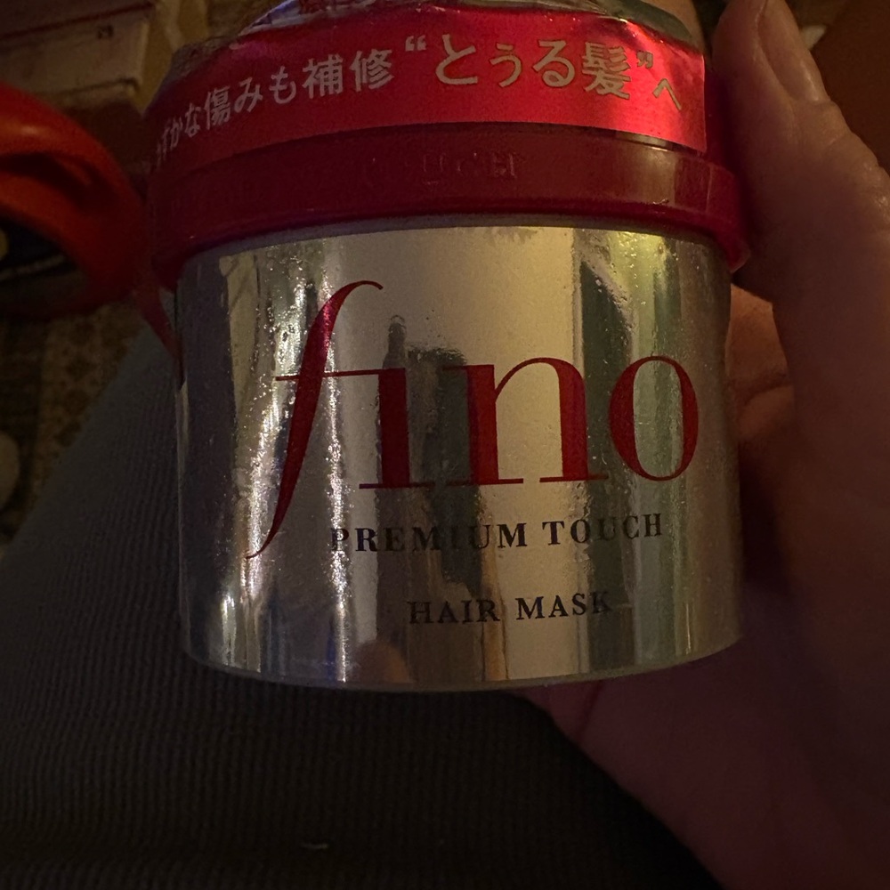 Premium Touch Hair Mask - Red and Silver